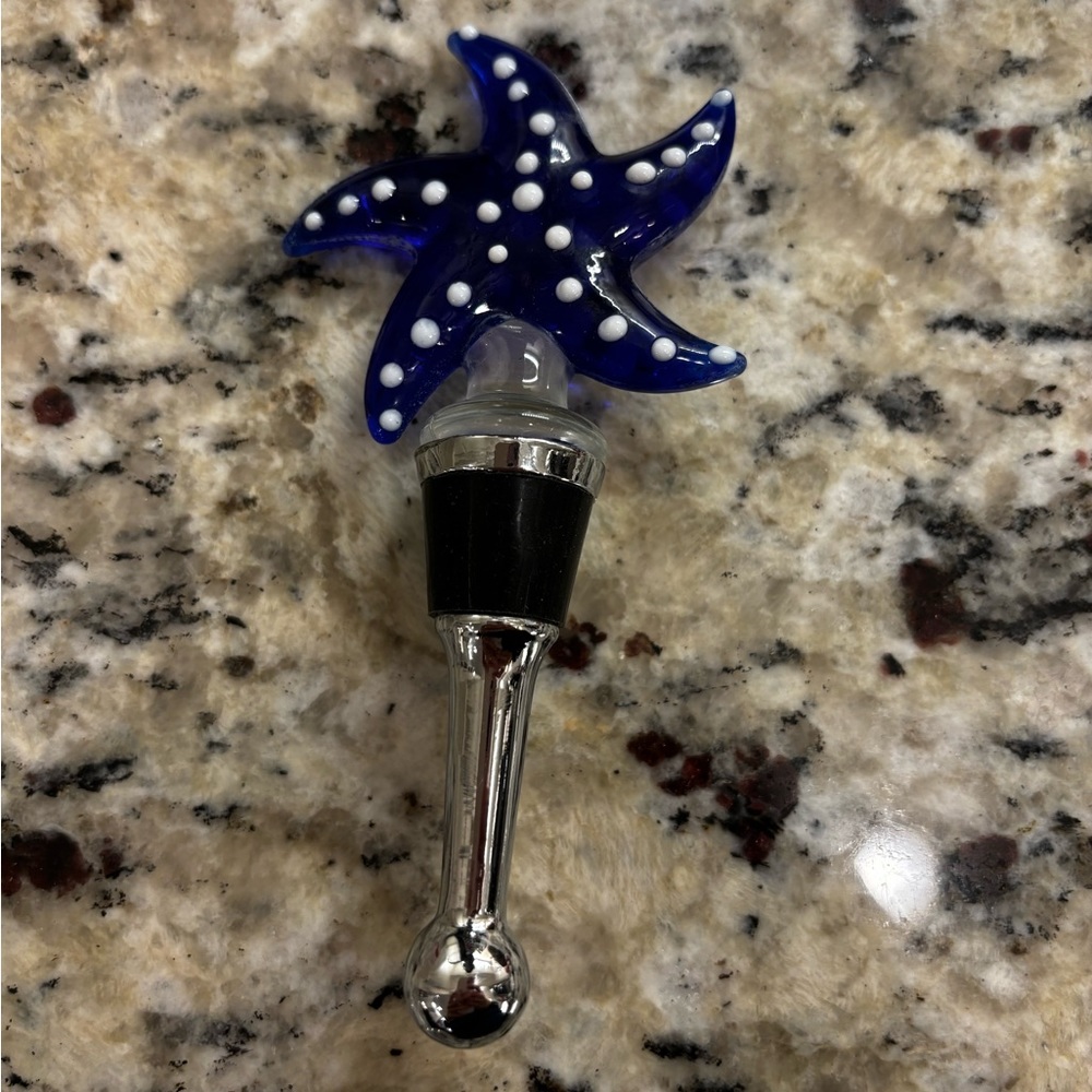 New Starfish Wine Bottle Stopper